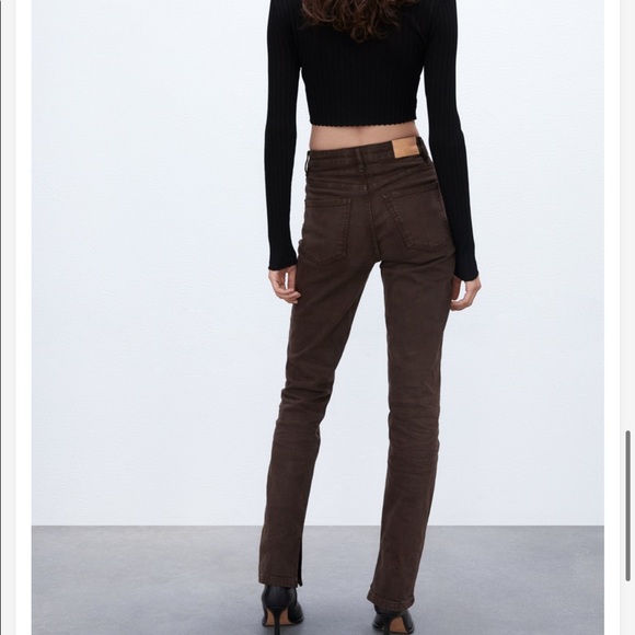 ZARA BROWN JEANS - Picture 9 of 11
